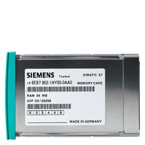 SIMATIC S7, MEMORY CARD